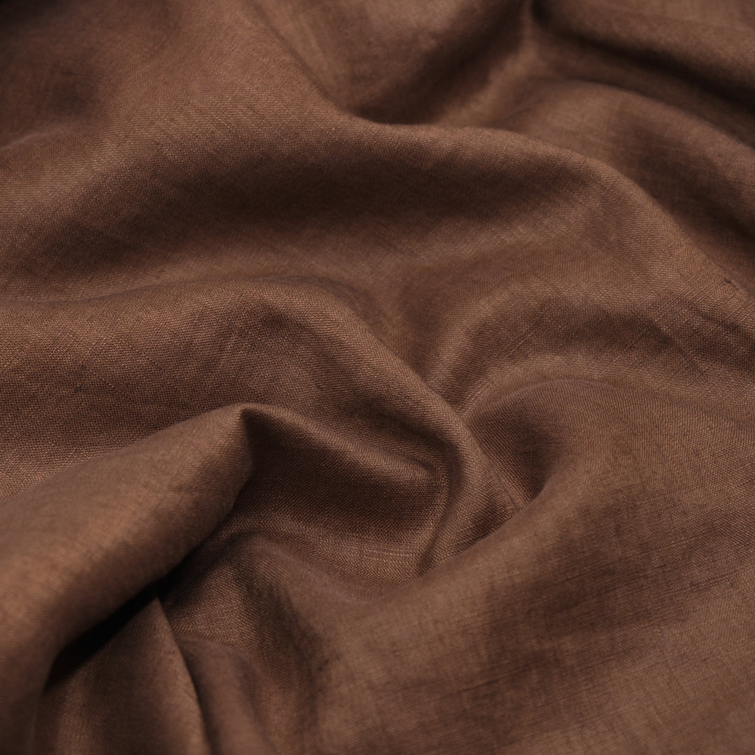 Breezy Lightweight Linen - Cocoa | Blackbird Fabrics