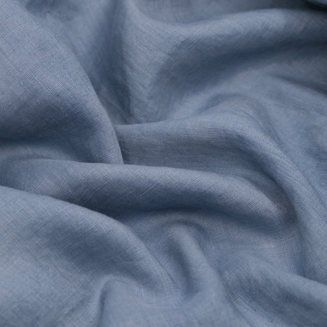 Breezy Lightweight Linen - Bluestone | Blackbird Fabrics