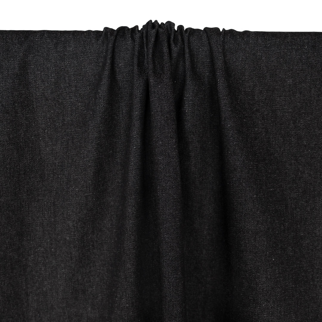 6oz Classic Cotton Denim - Vintage Black | Blackbird Fabrics