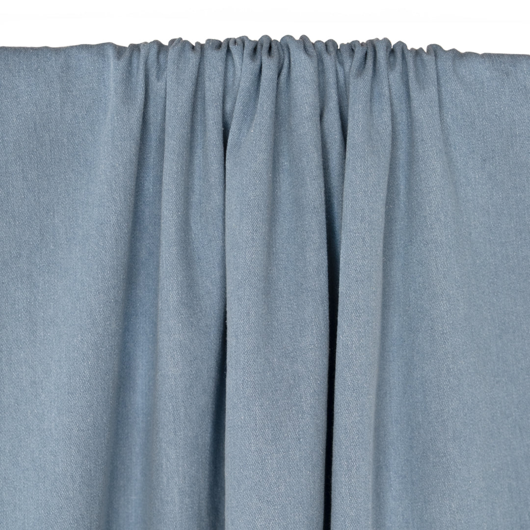6oz Washed Cotton Denim - Light Wash | Blackbird Fabrics