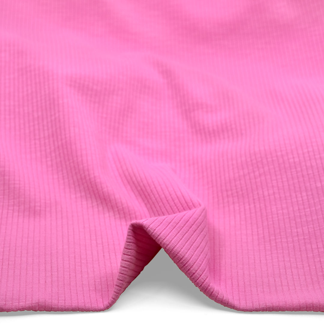 Comfy Cotton Rib Knit - Frosting | Blackbird Fabrics