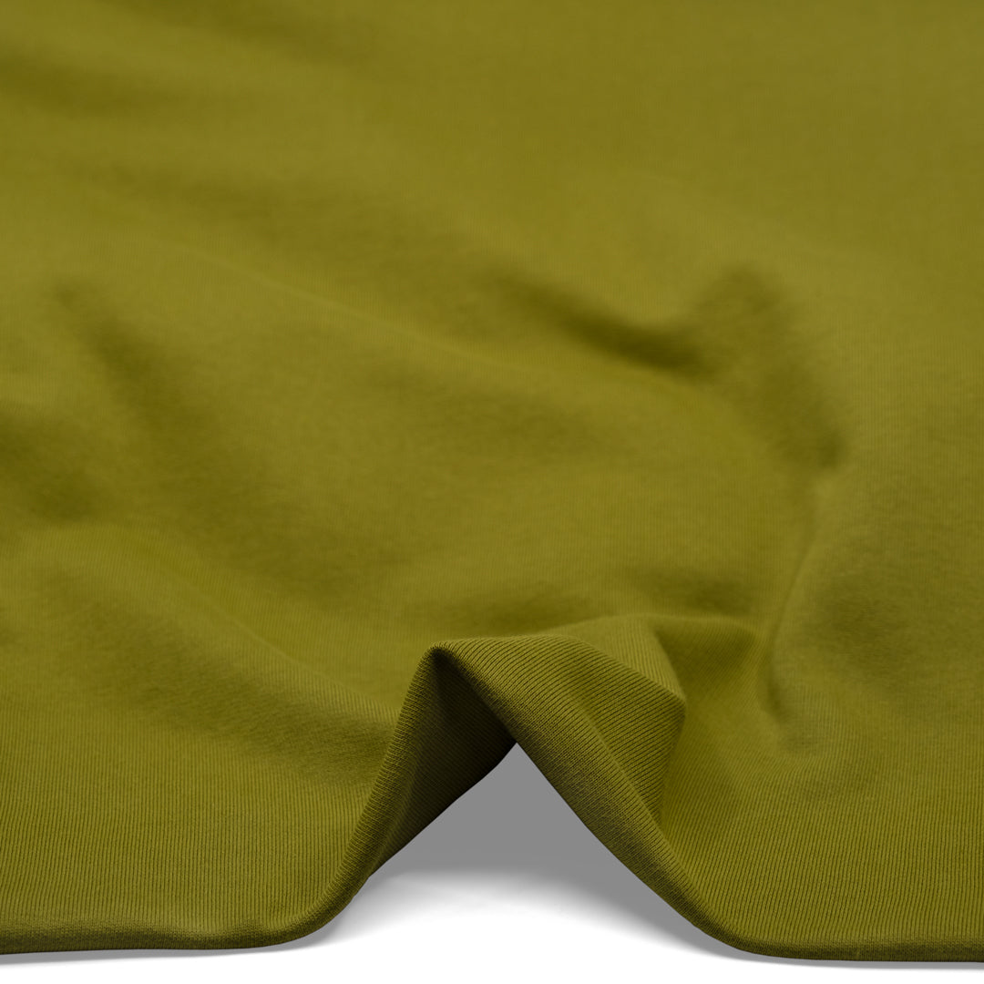 100% Cotton French Terry - Avocado | Blackbird Fabrics