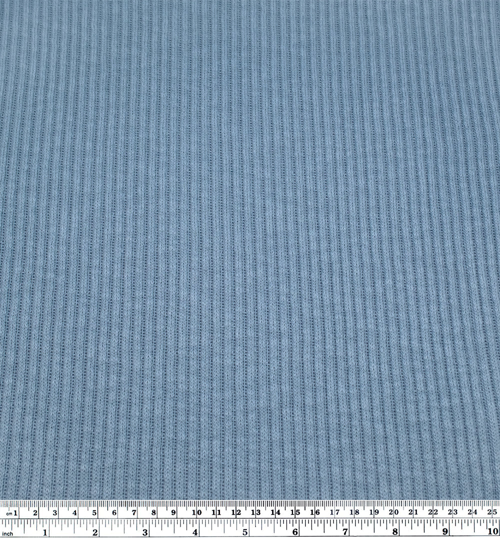 Chunky Rib Sweater Knit - Frost | Blackbird Fabrics