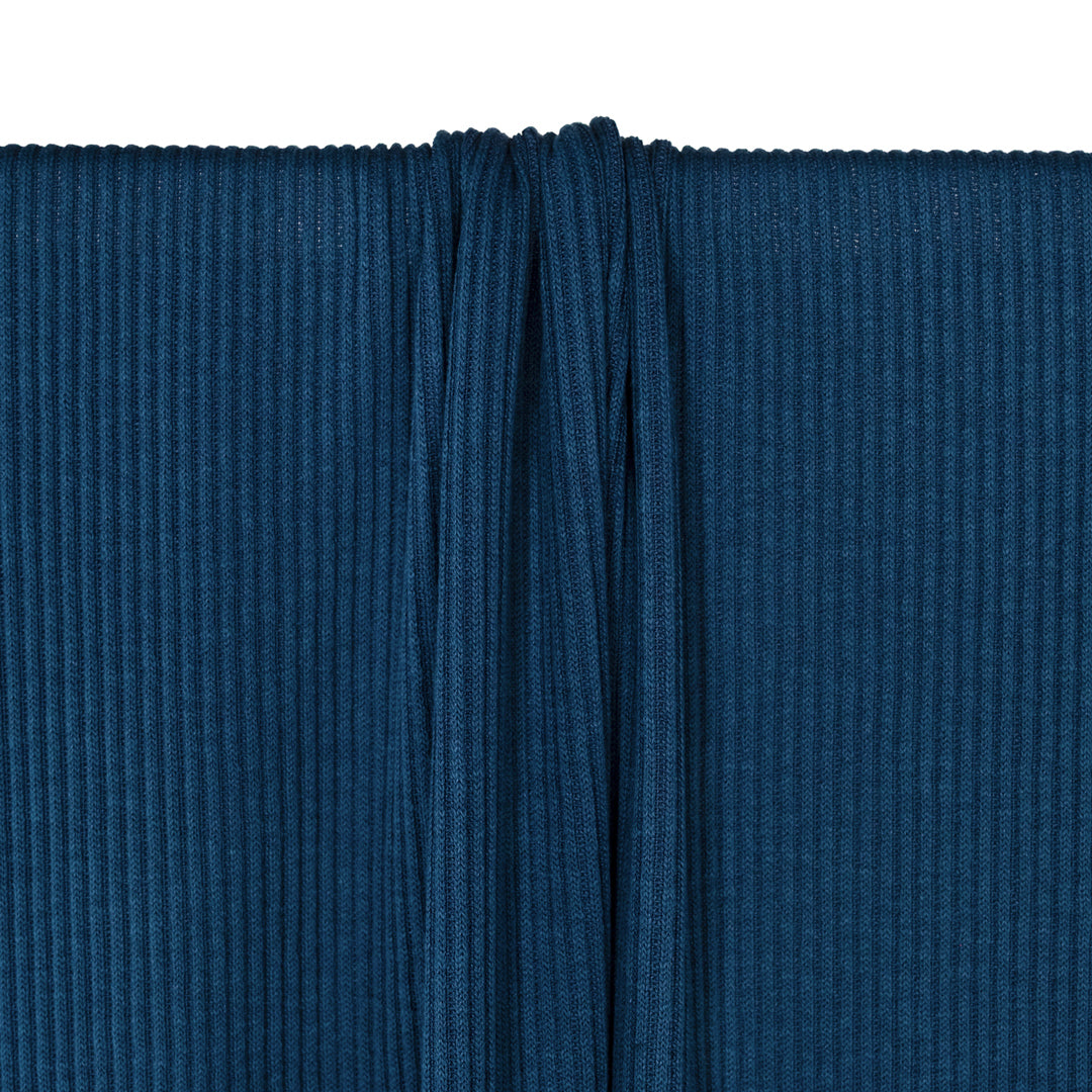 Chunky Rib Sweater Knit - Lagoon | Blackbird Fabrics
