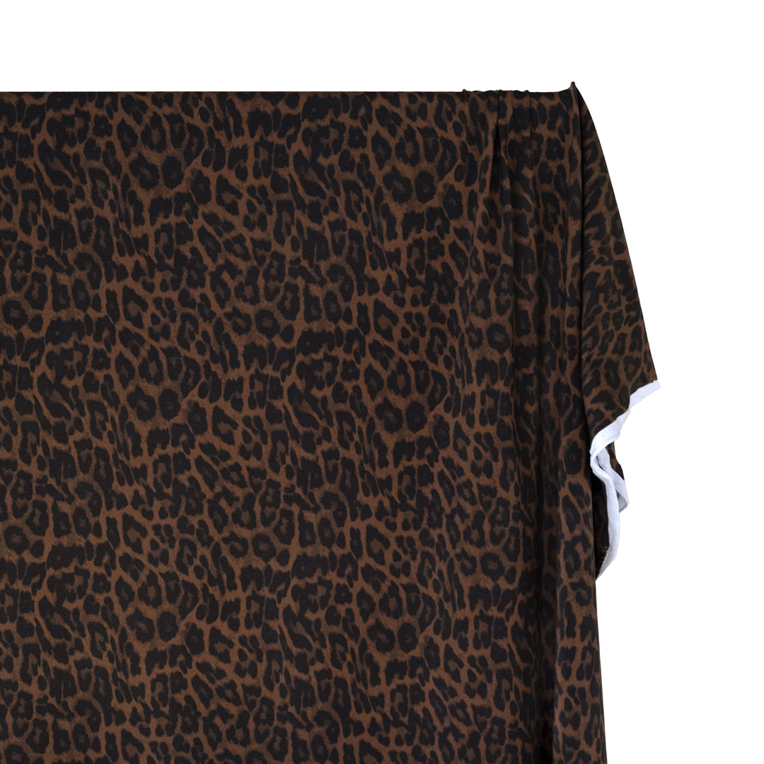 Cool Cat Organic Cotton Jersey - Brownie | Blackbird Fabrics