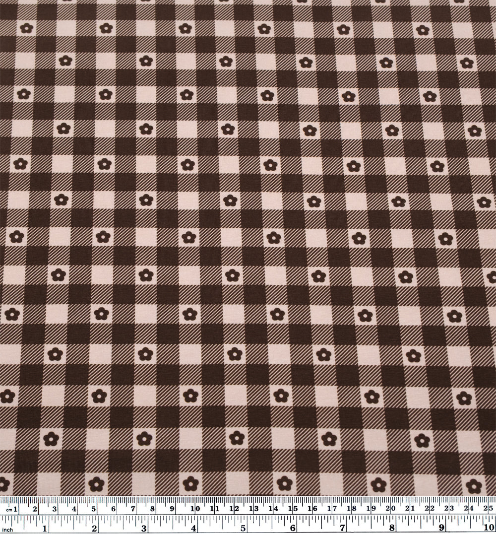Double Dutch Organic Cotton Jersey - Éclair | Blackbird Fabrics