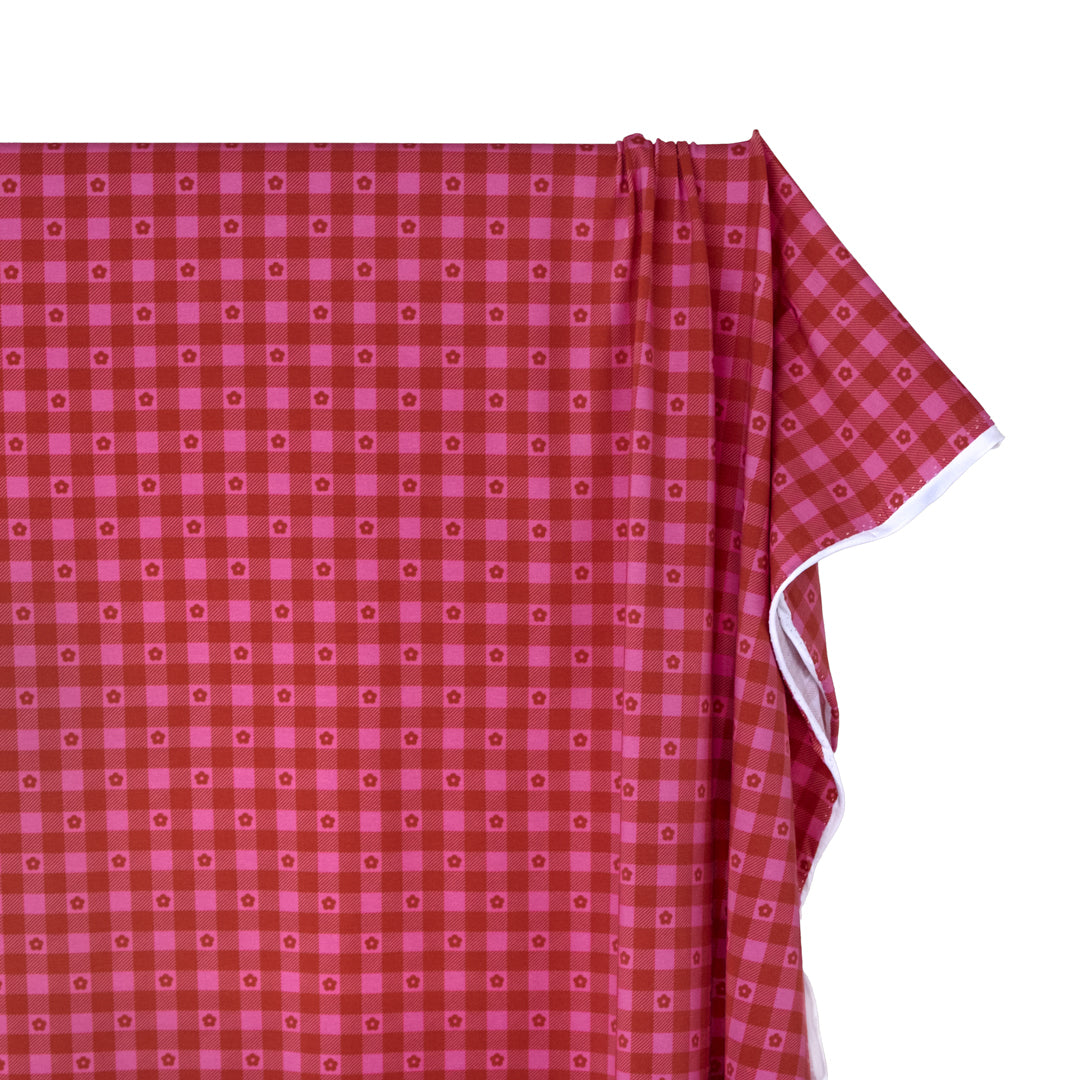 Double Dutch Organic Cotton Jersey - Sweet Tart | Blackbird Fabrics