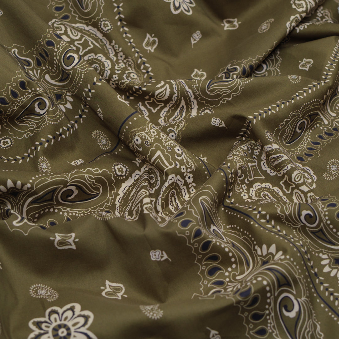 Bandana Cotton Lawn - Moss | Blackbird Fabrics
