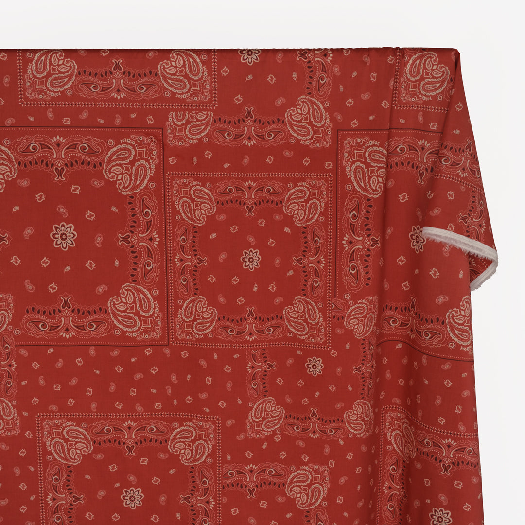 Bandana Cotton Lawn - Ketchup | Blackbird Fabrics