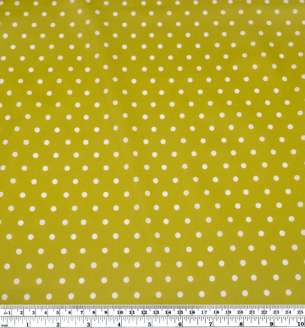 *Imperfect Little Dots Printed Cotton Lawn - Mojito/Ivory | Blackbird Fabrics