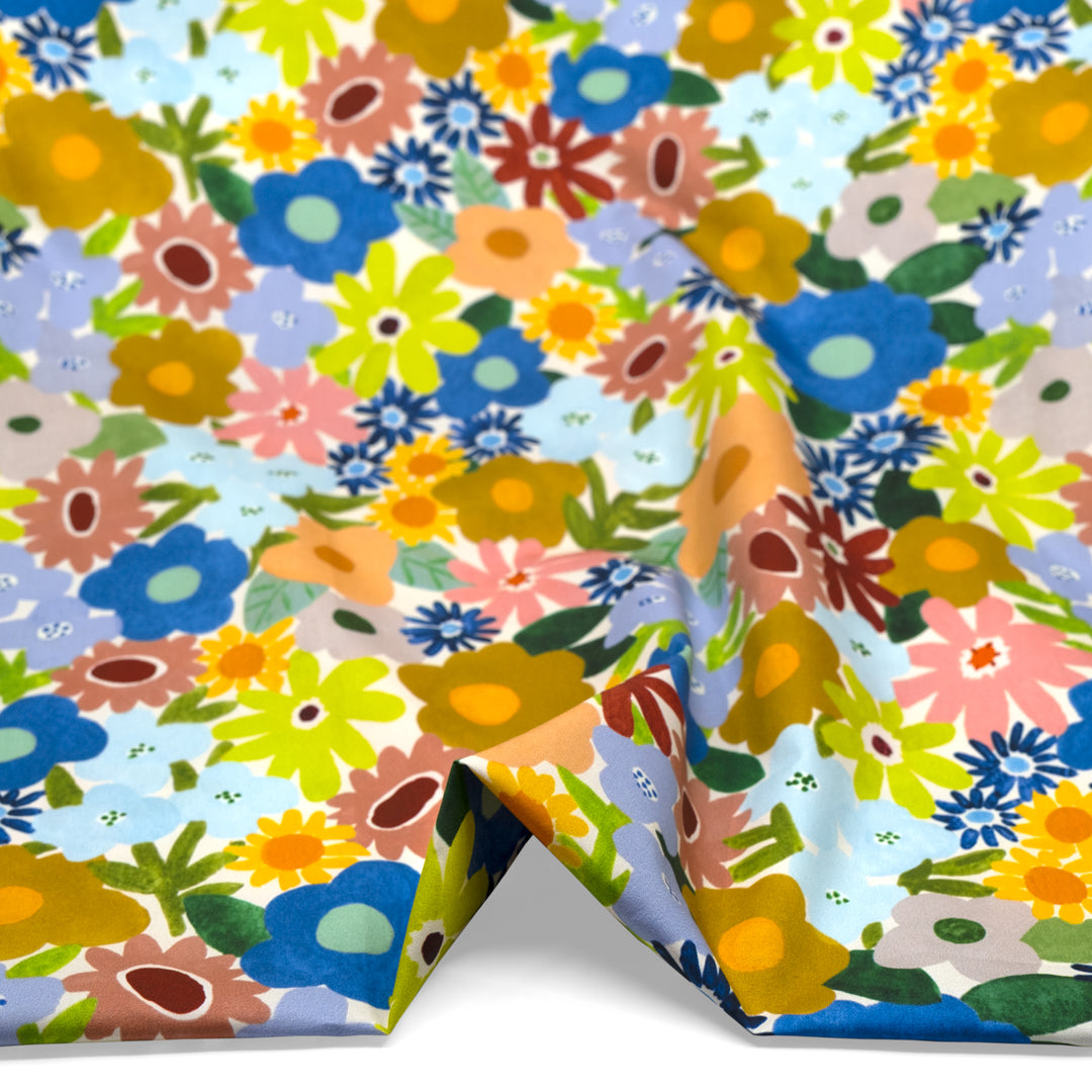 Garden Medley Lightweight Cotton Twill - Summer Breeze | Blackbird Fabrics