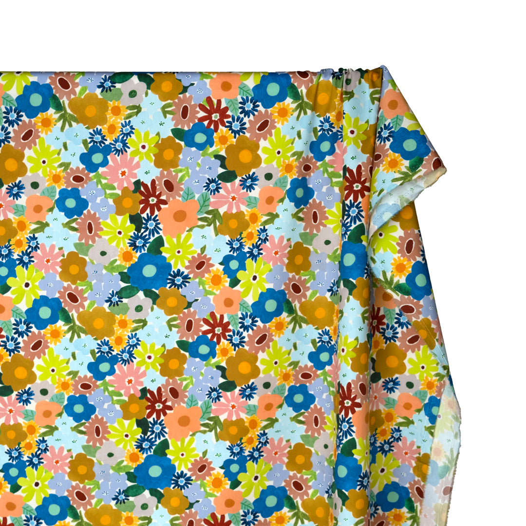 Garden Medley Lightweight Cotton Twill - Summer Breeze | Blackbird Fabrics