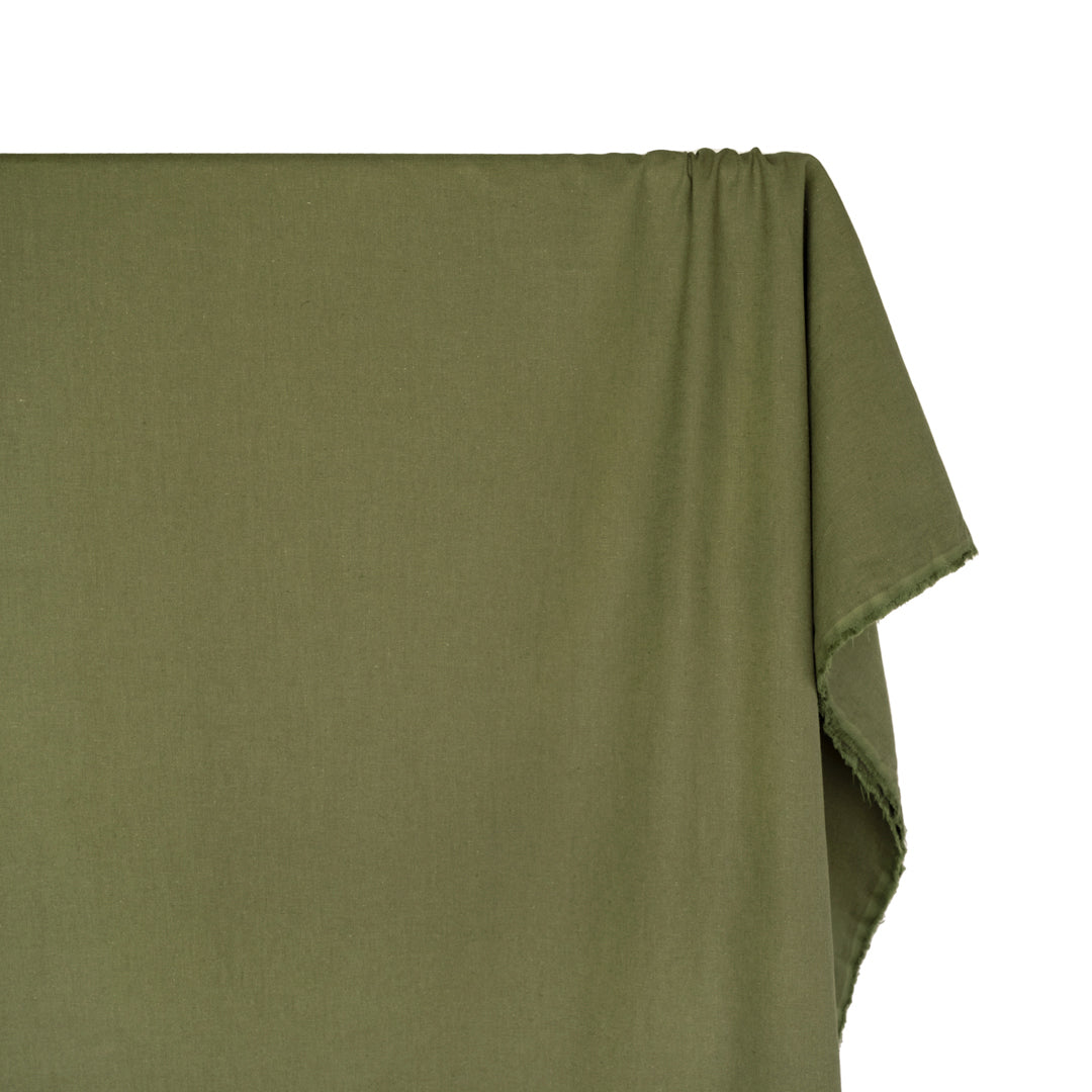 Go-To Cotton Linen Blend - Olive | Blackbird Fabrics