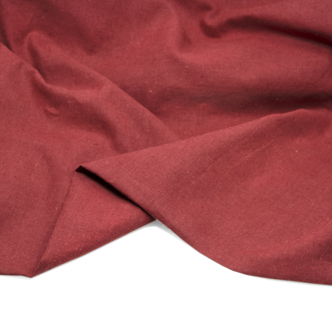 Go-To Cotton Linen Blend - Garnet | Blackbird Fabrics