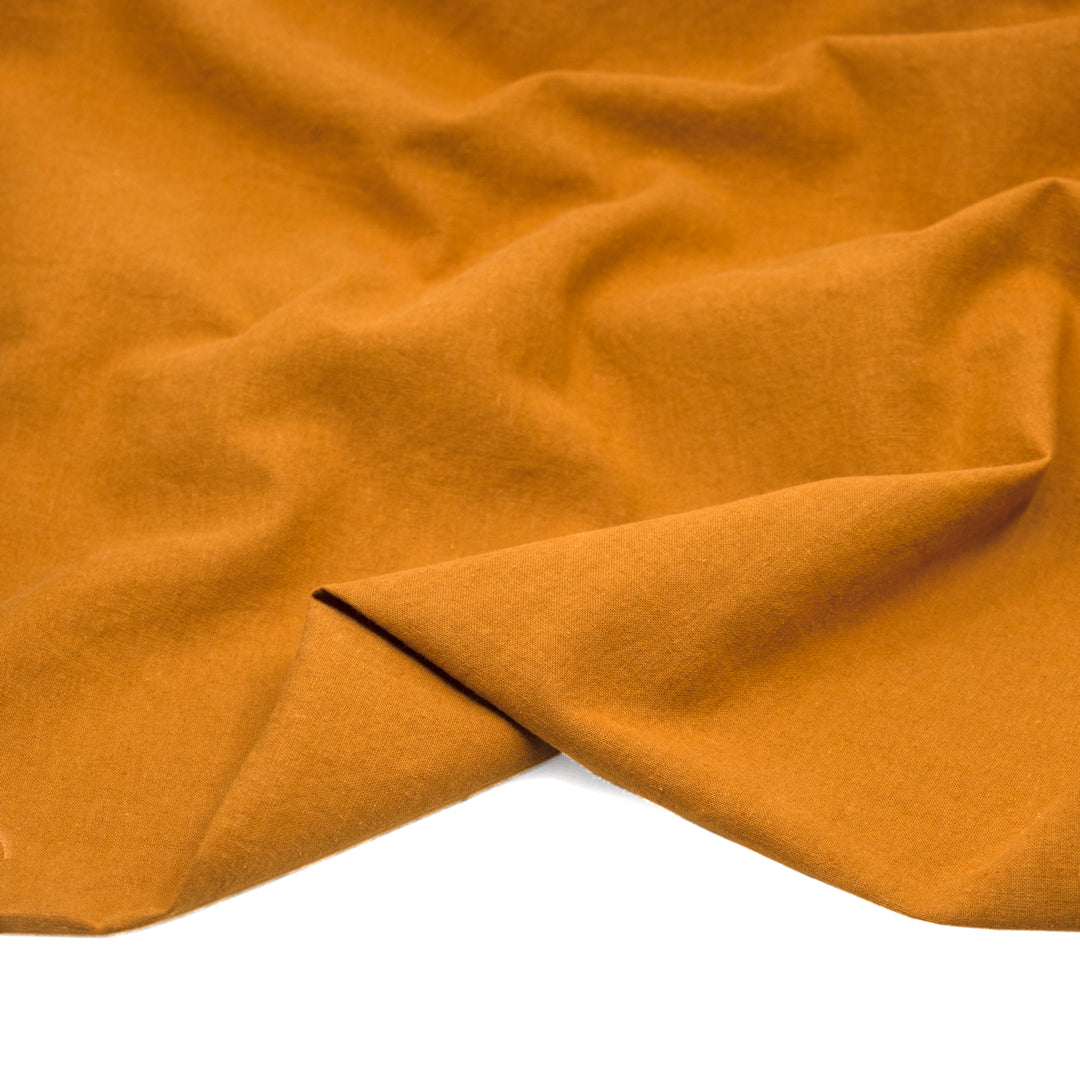 Go-To Cotton Linen Blend - Saffron | Blackbird Fabrics