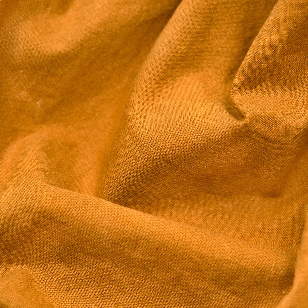 Go-To Cotton Linen Blend - Saffron | Blackbird Fabrics