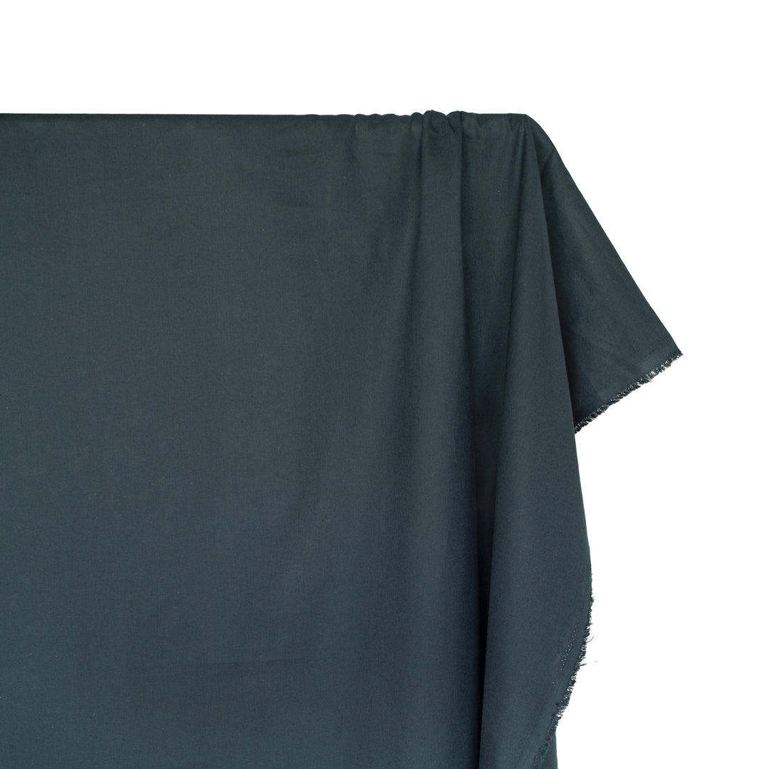 Go-To Cotton Linen Blend - Dark Denim | Blackbird Fabrics