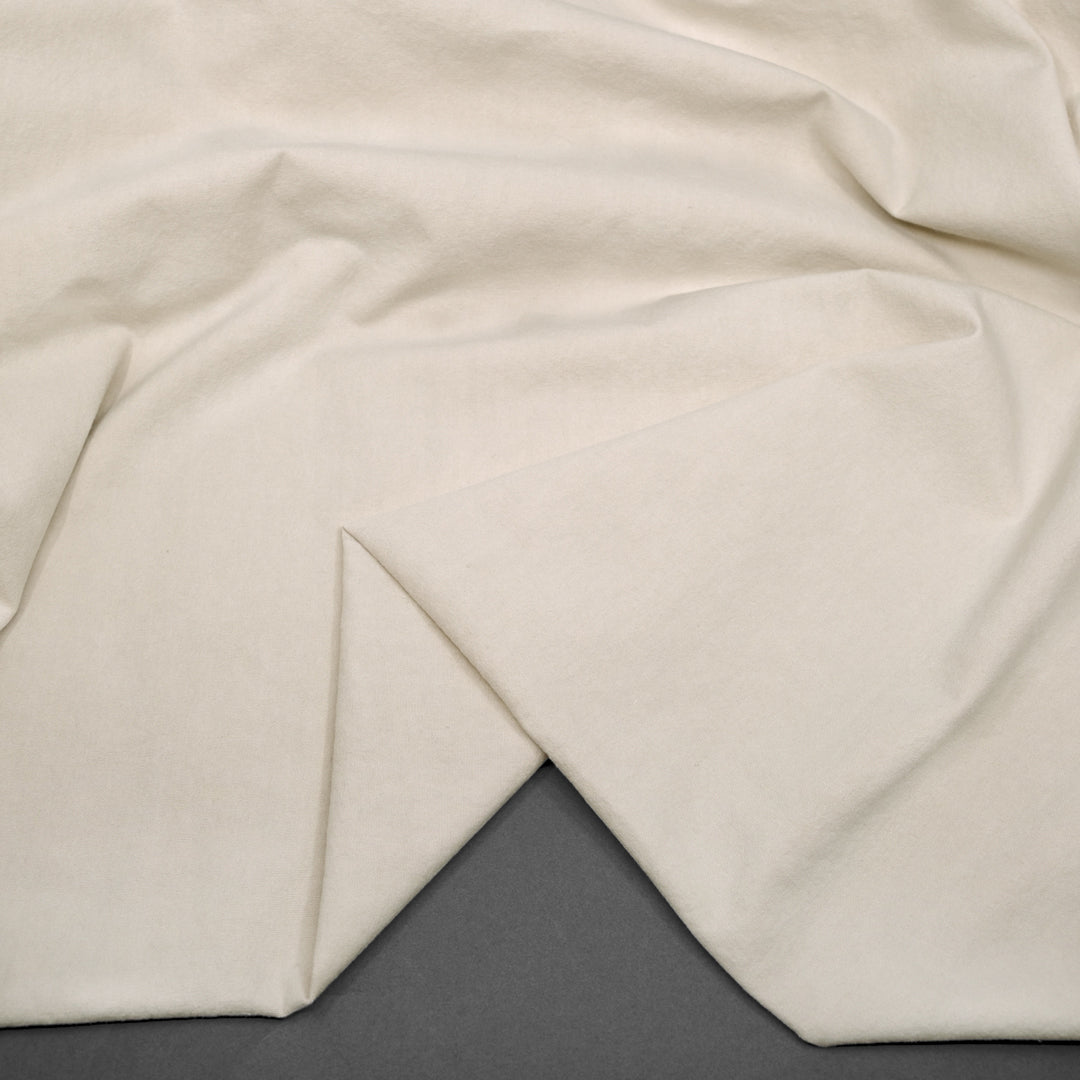 7oz Softened Organic Cotton - Salt | Blackbird Fabrics