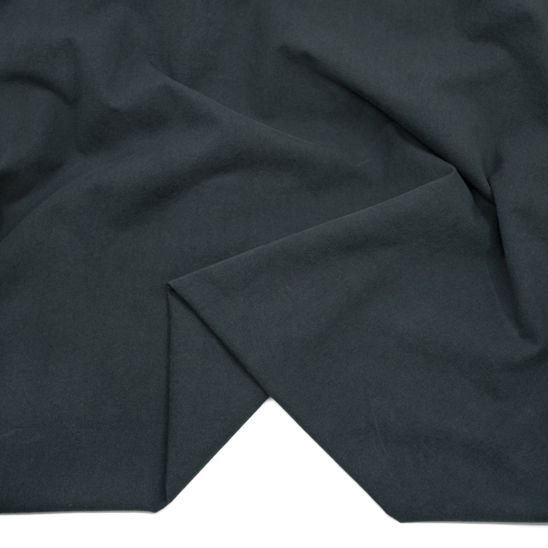 7oz Softened Organic Cotton - Petrol | Blackbird Fabrics