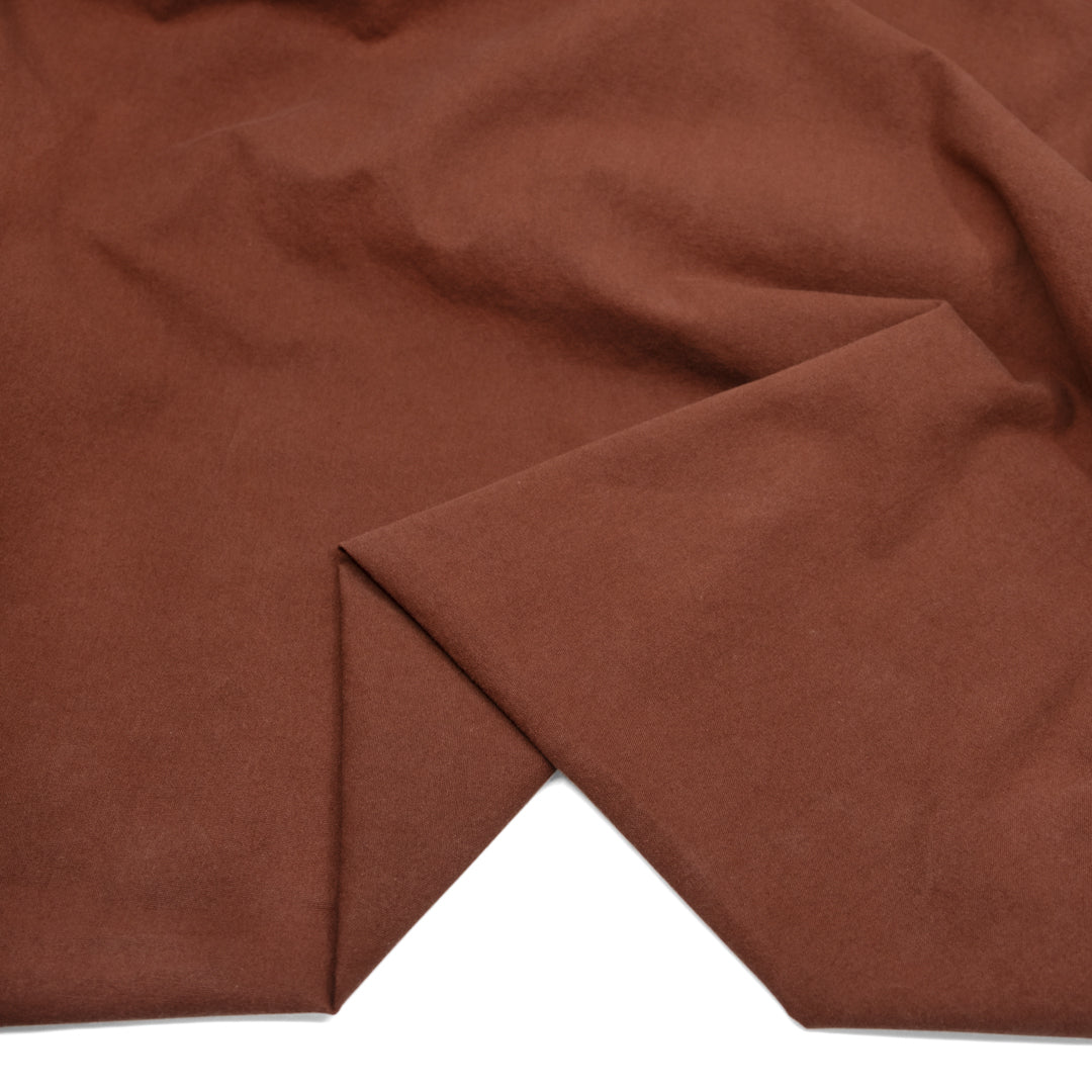 7oz Softened Organic Cotton - Baked Clay | Blackbird Fabrics