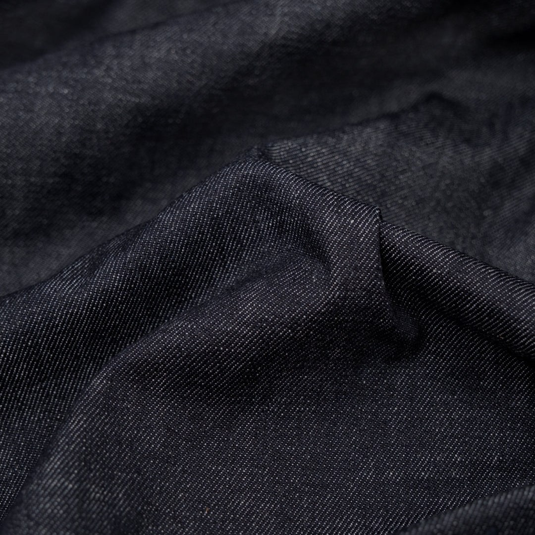 10oz Italian Comfort Stretch Denim - Deep Indigo | Blackbird Fabrics