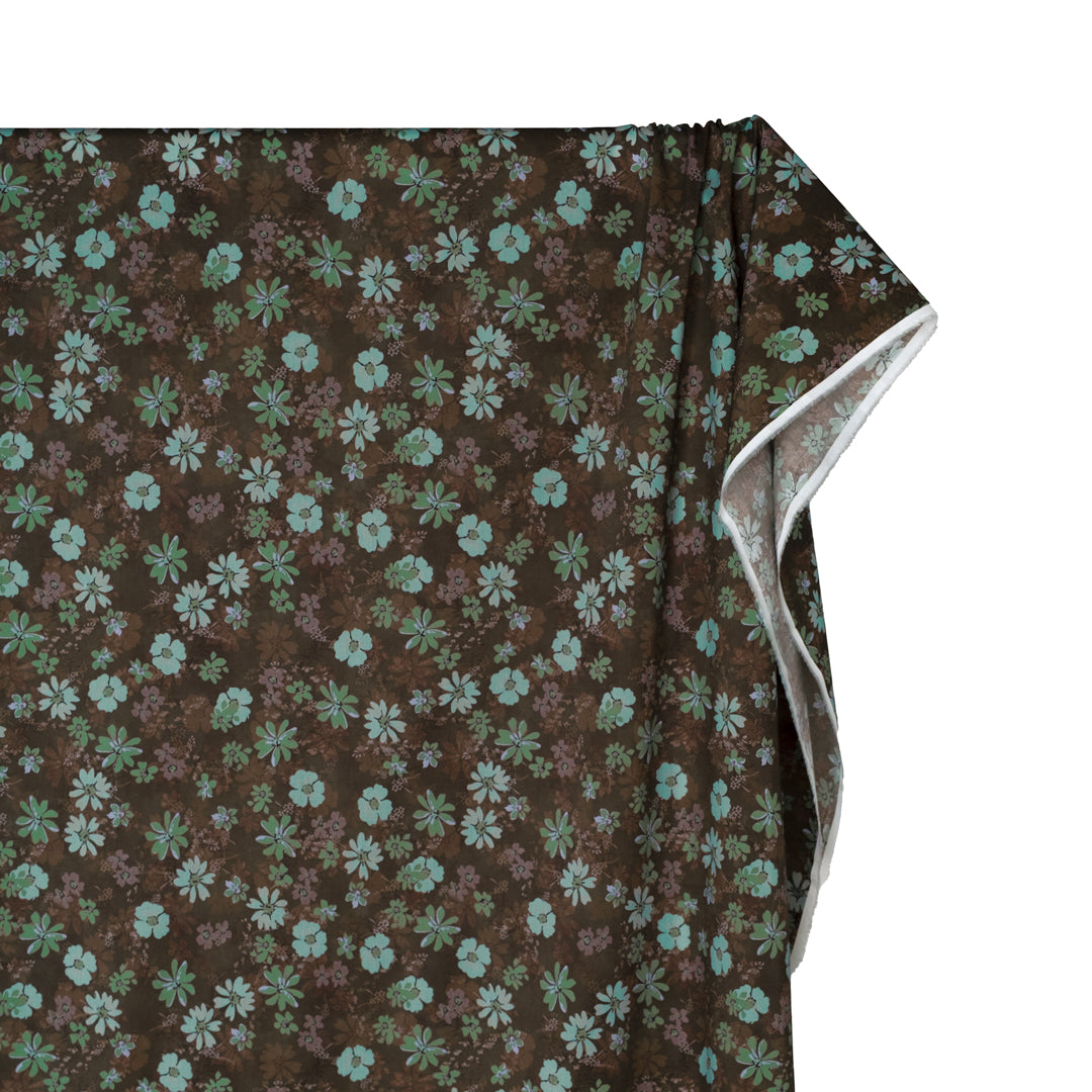 Vanitas Printed Cotton Lawn - Tapenade/Jade/Multi