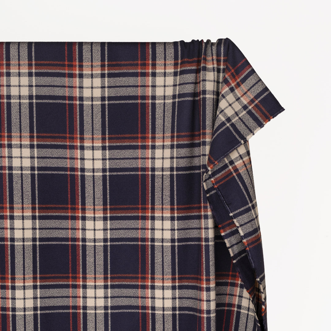 Plaid Cotton Flannel - Nautical | Blackbird Fabrics