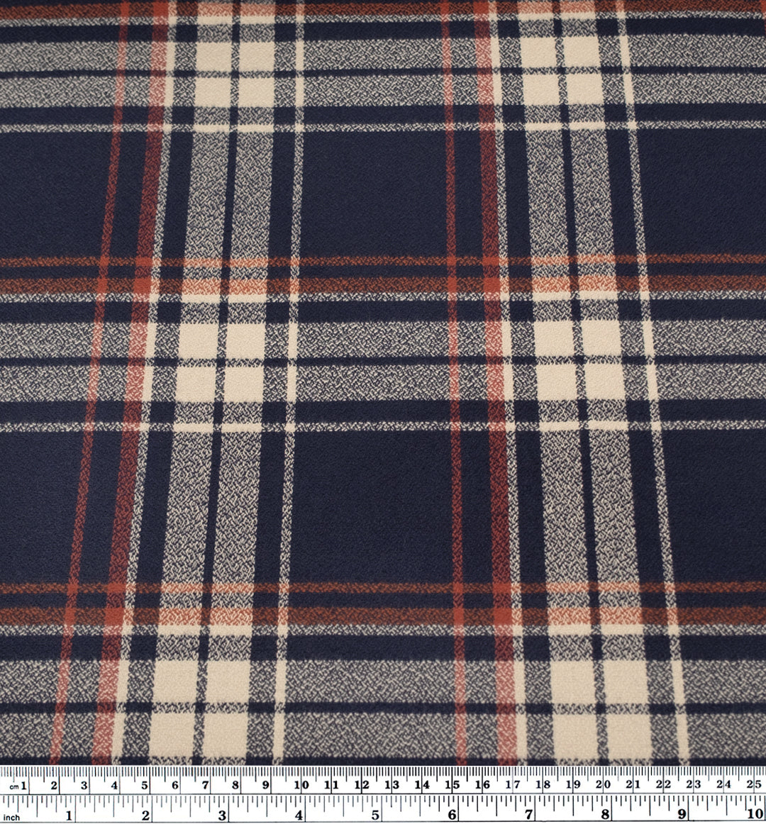 Plaid Cotton Flannel - Nautical | Blackbird Fabrics