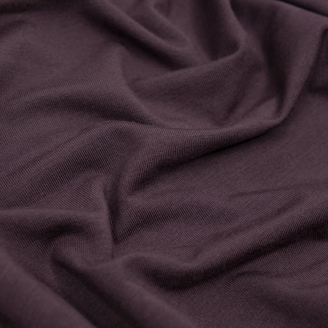 Cloud Lenzing™ Modal Jersey Knit - Prune | Blackbird Fabrics
