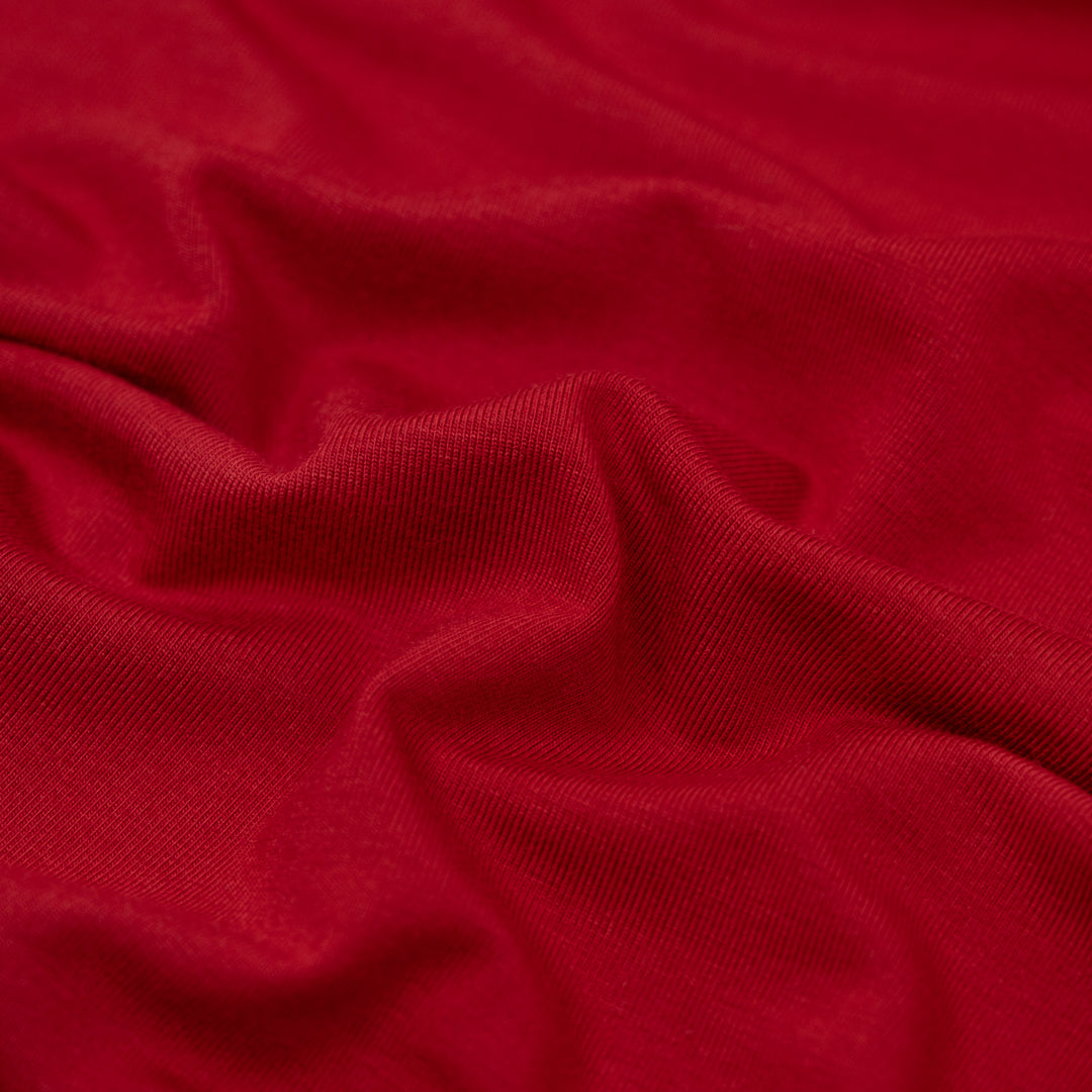 Cloud Lenzing™ Modal Jersey Knit - Tomato | Blackbird Fabrics