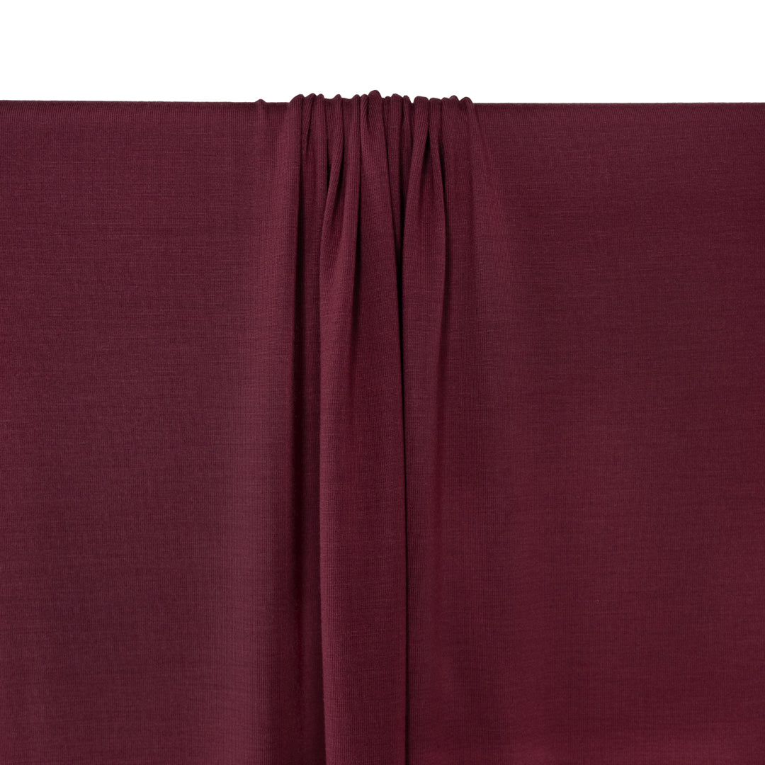 Cloud Lenzing™ Modal Jersey Knit - Sangria | Blackbird Fabrics