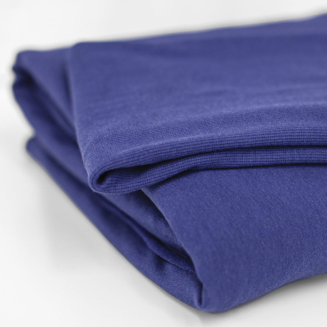 Bamboo & Cotton 2x2 Ribbing - Royal Blue | Blackbird Fabrics