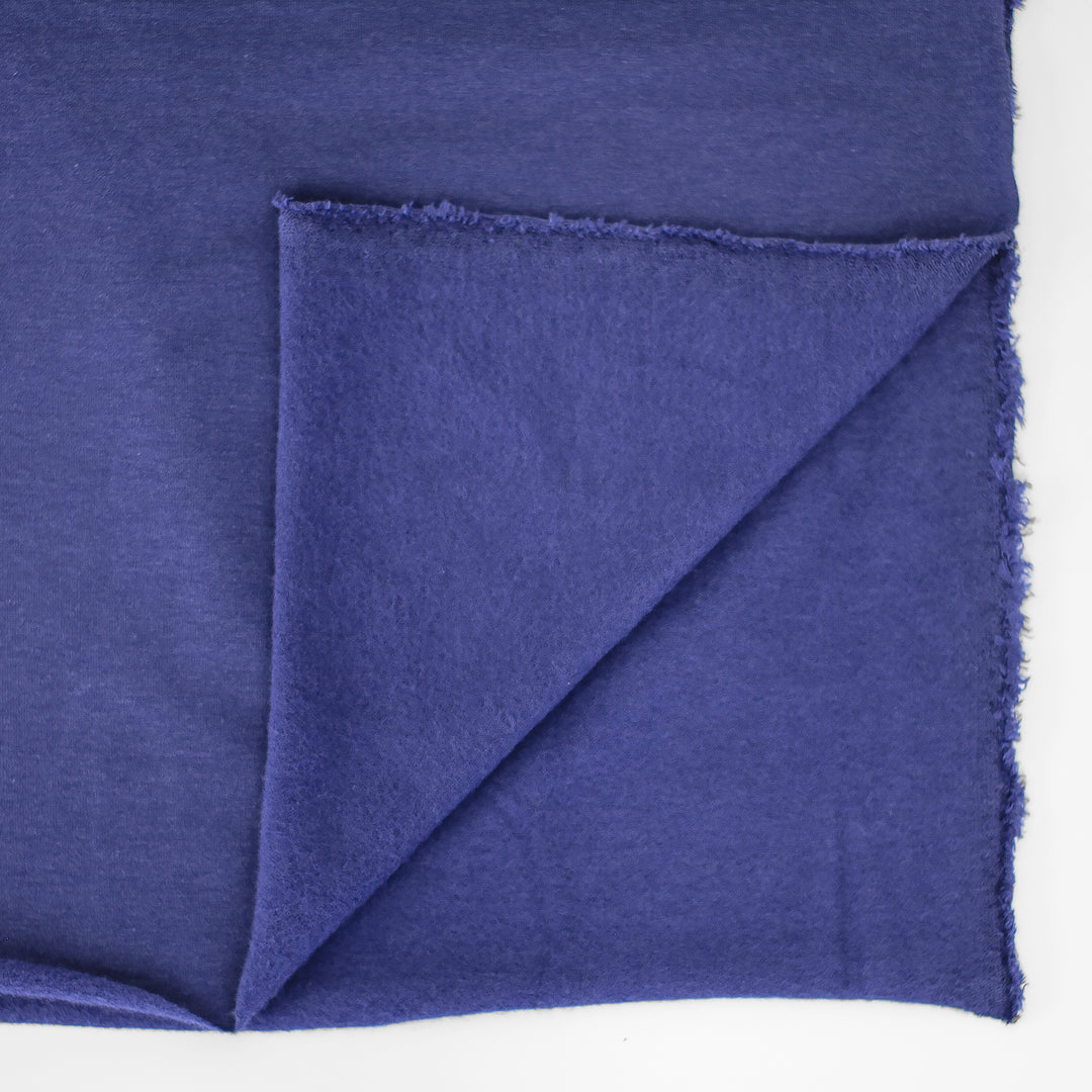 Bamboo & Cotton Stretch Fleece - Royal Blue | Blackbird Fabrics