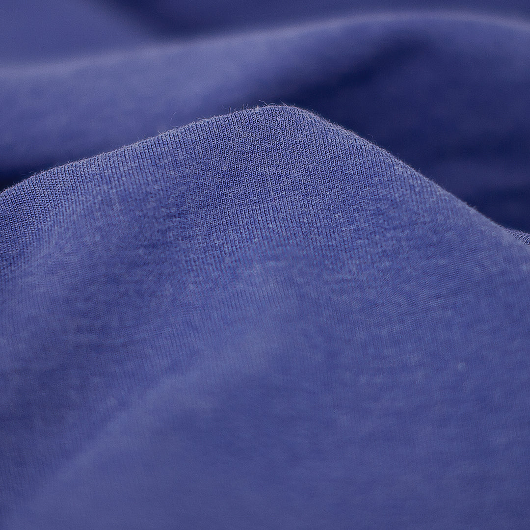 Bamboo & Cotton Stretch Fleece - Royal Blue | Blackbird Fabrics
