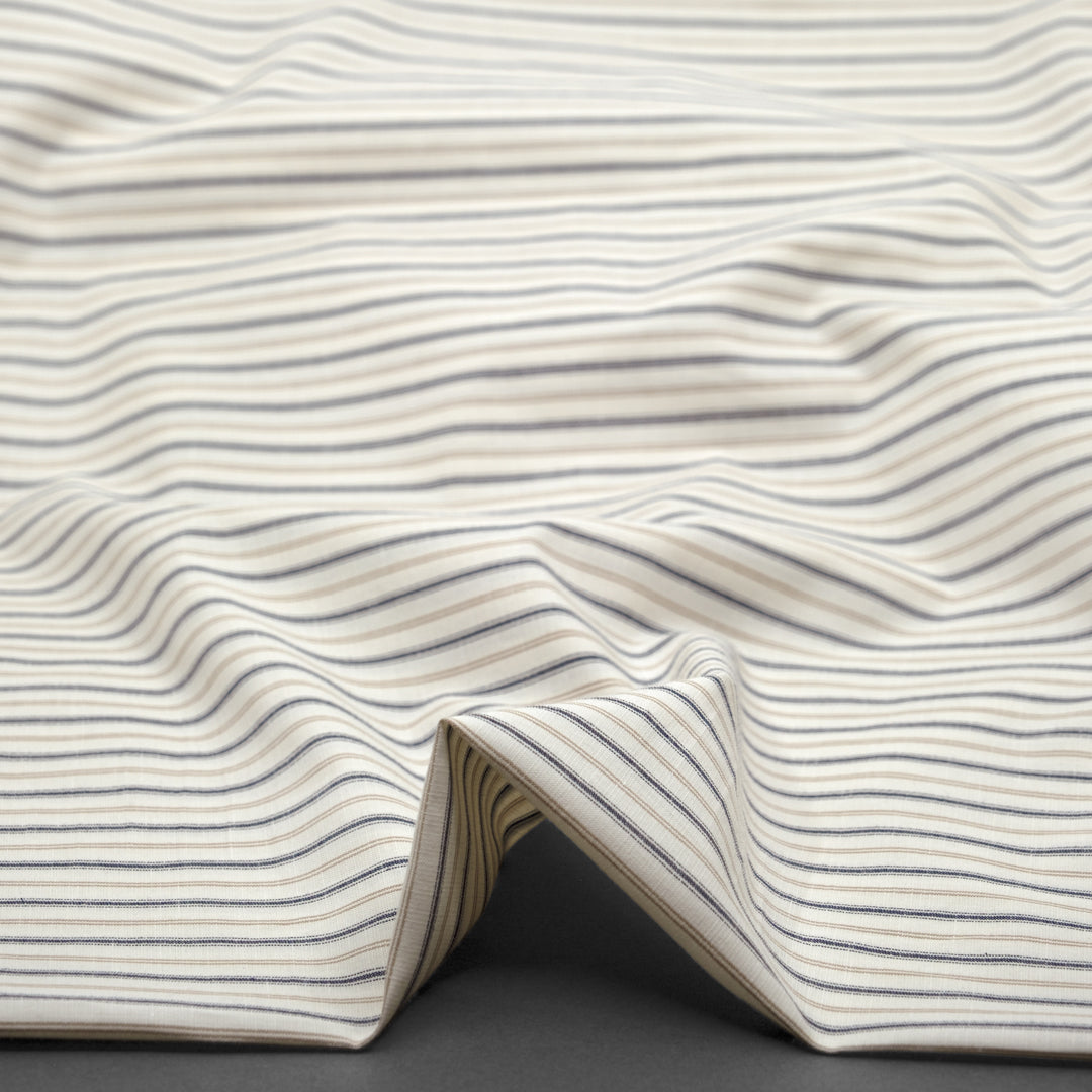 Seaside Lightweight Cotton Linen Slub - Cream | Blackbird Fabrics