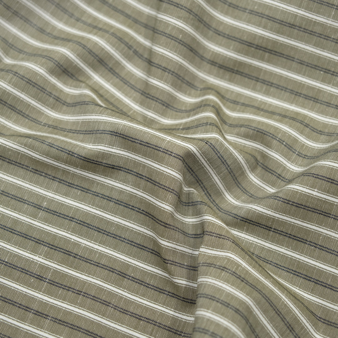 Seaside Lightweight Cotton Linen Slub - Ivy | Blackbird Fabrics