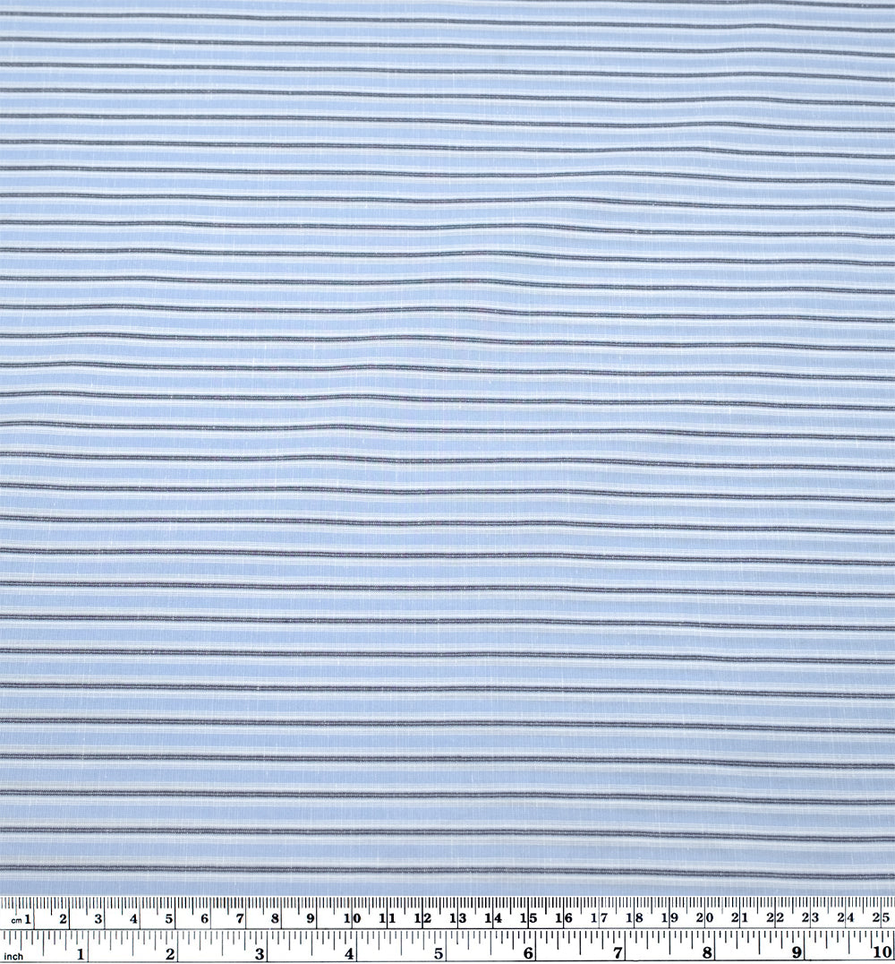Seaside Lightweight Cotton Linen Slub - Powder Blue | Blackbird Fabrics