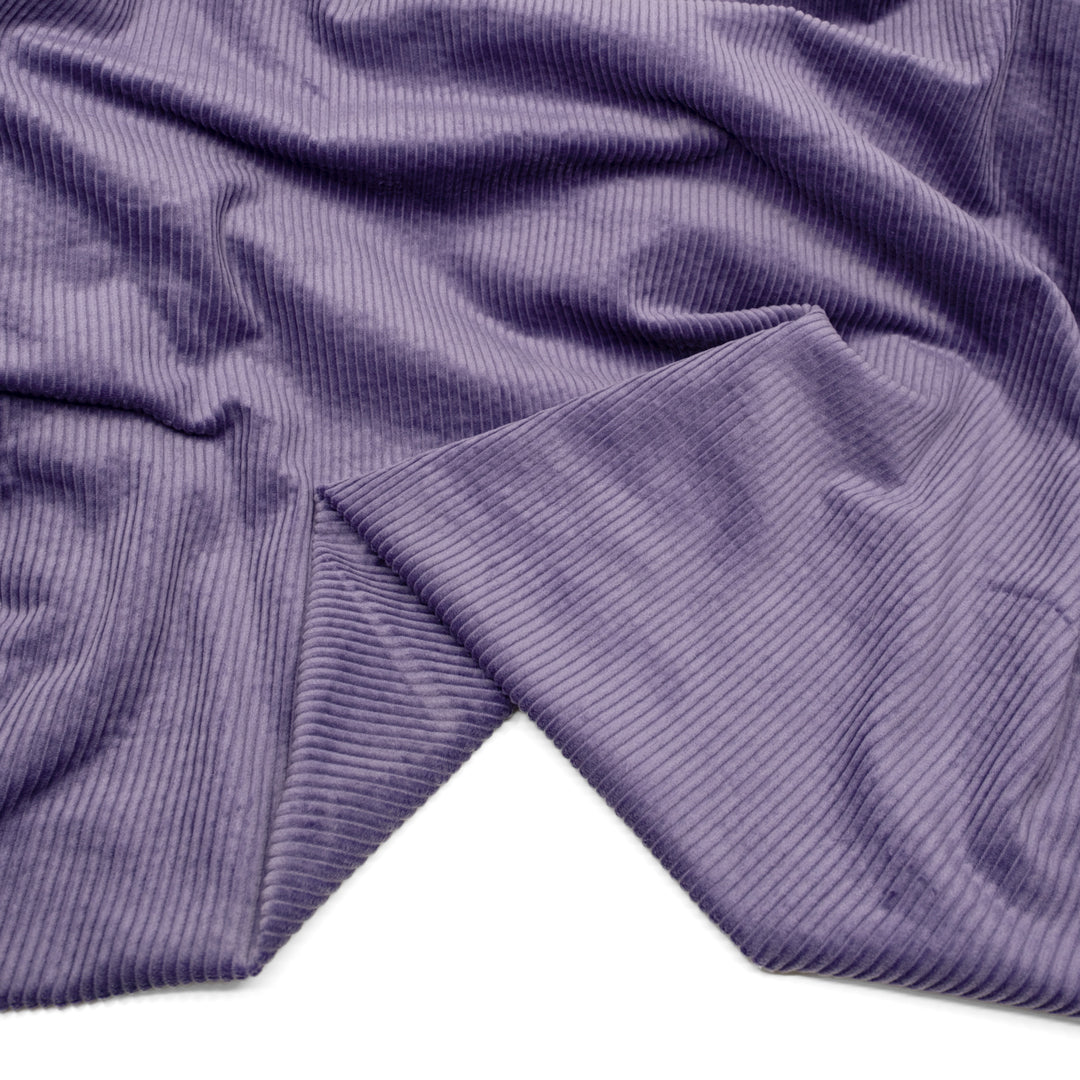 Vintage Wide Wale Cotton Corduroy - Storm Purple | Blackbird Fabrics