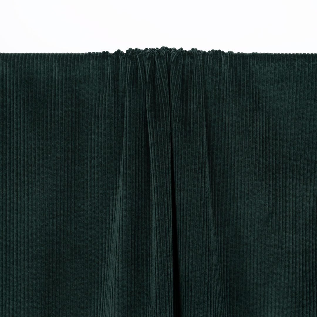 Vintage Wide Wale Cotton Corduroy - Midnight Spruce | Blackbird Fabrics