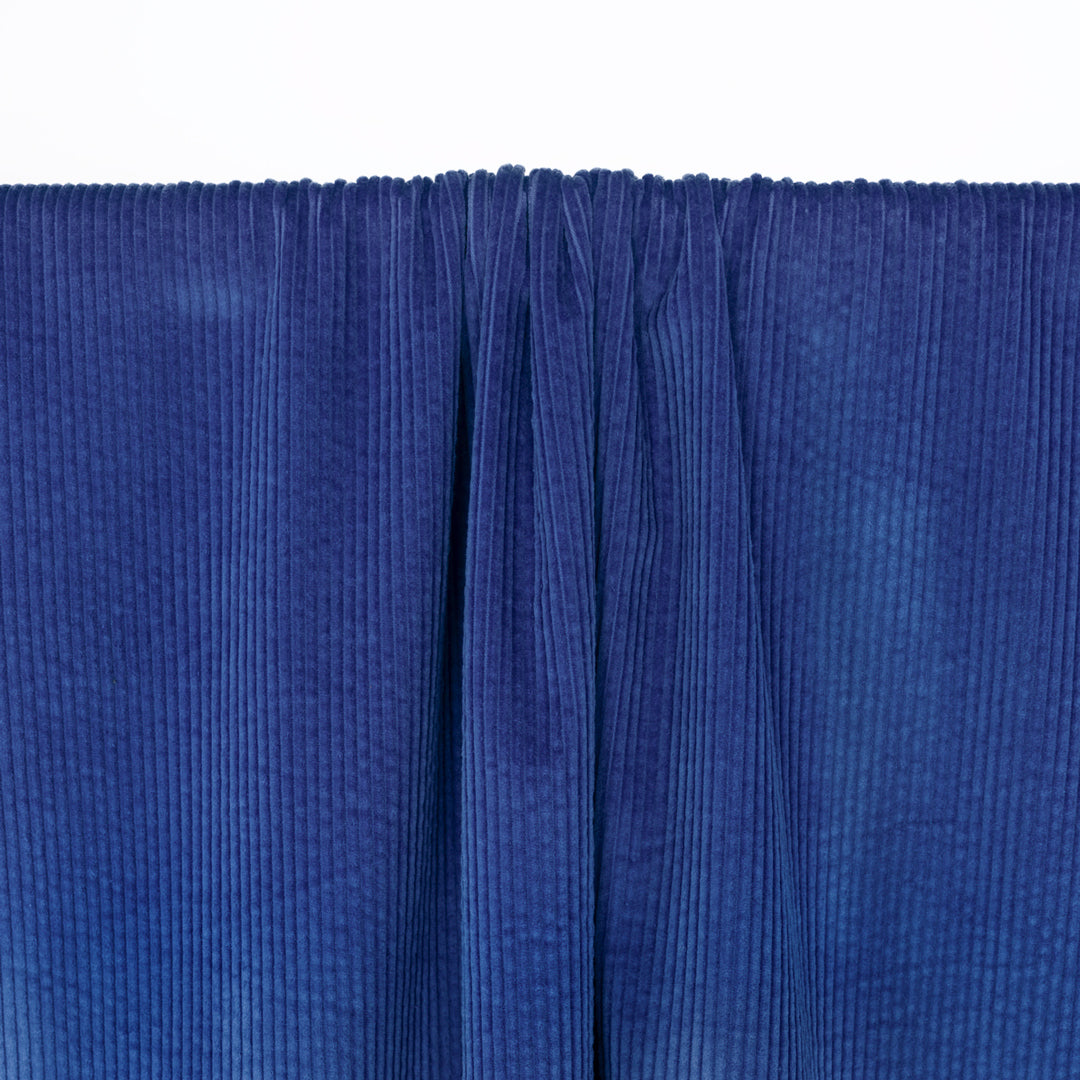 Vintage Wide Wale Cotton Corduroy - Sapphire | Blackbird Fabrics