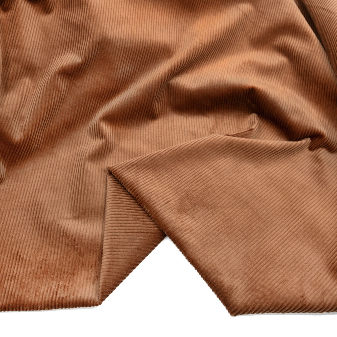 Stretch Cotton Corduroy II - Chestnut | Blackbird Fabrics