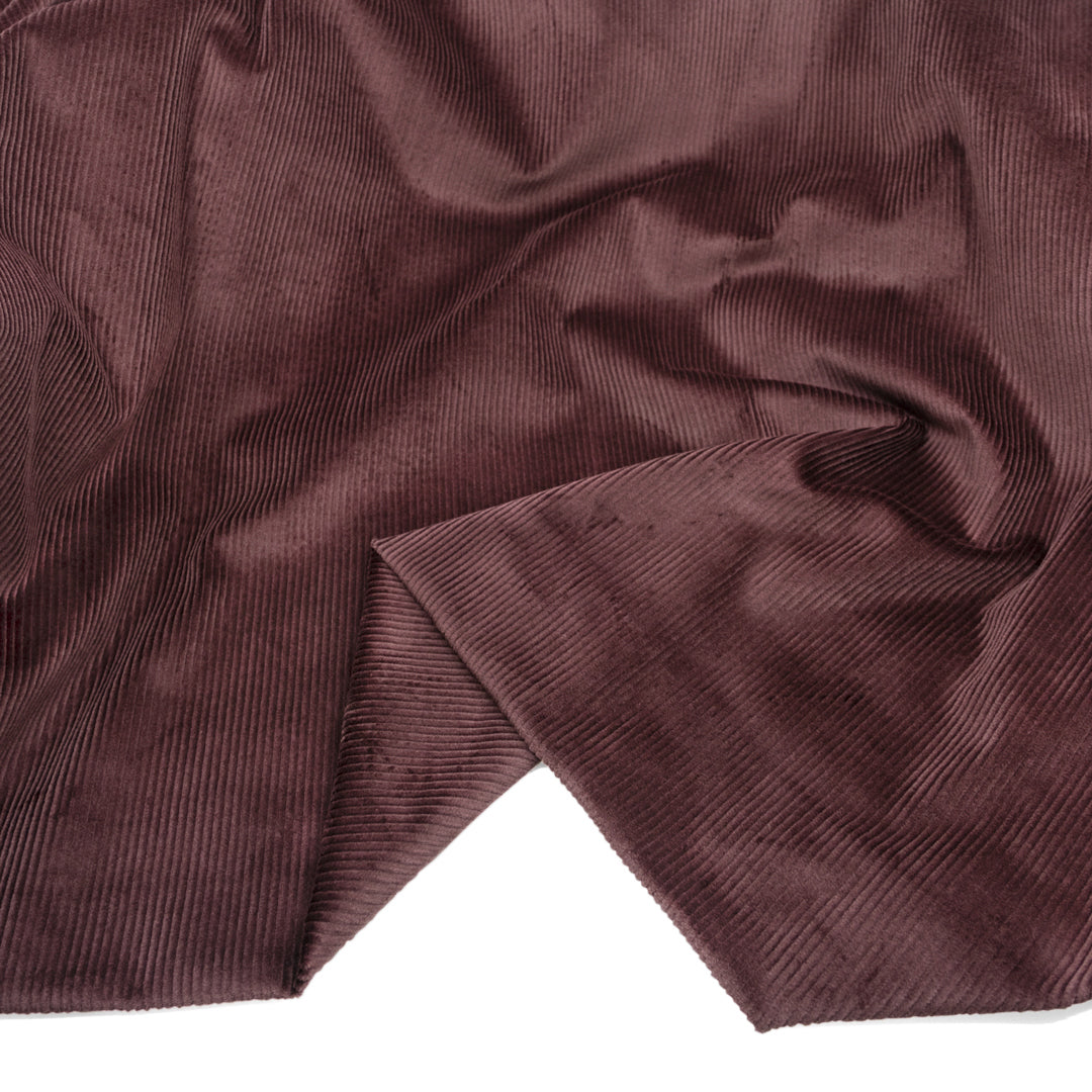 Stretch Cotton Corduroy II - Deep Mauve | Blackbird Fabrics