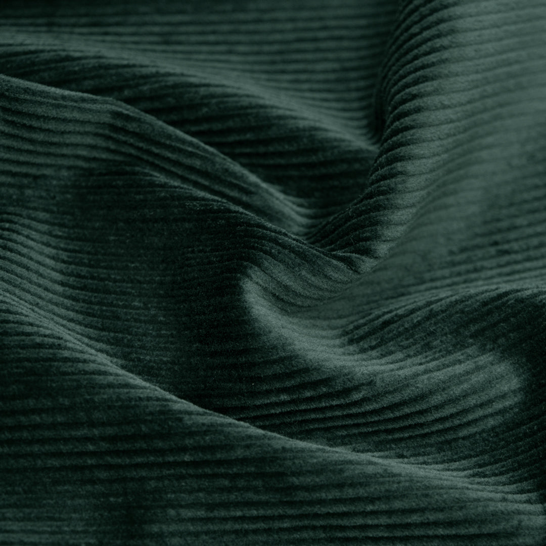 Stretch Cotton Corduroy II - Midnight Spruce | Blackbird Fabrics