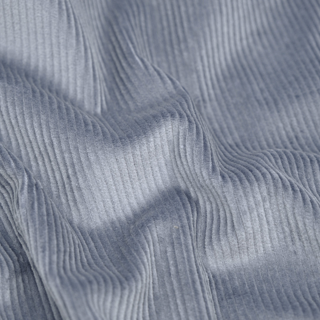 Stretch Cotton Corduroy II - Bluestone | Blackbird Fabrics