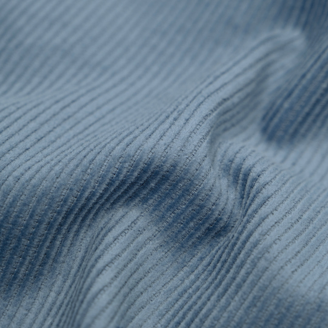 Fine Cotton Corduroy - Powder Blue | Blackbird Fabrics