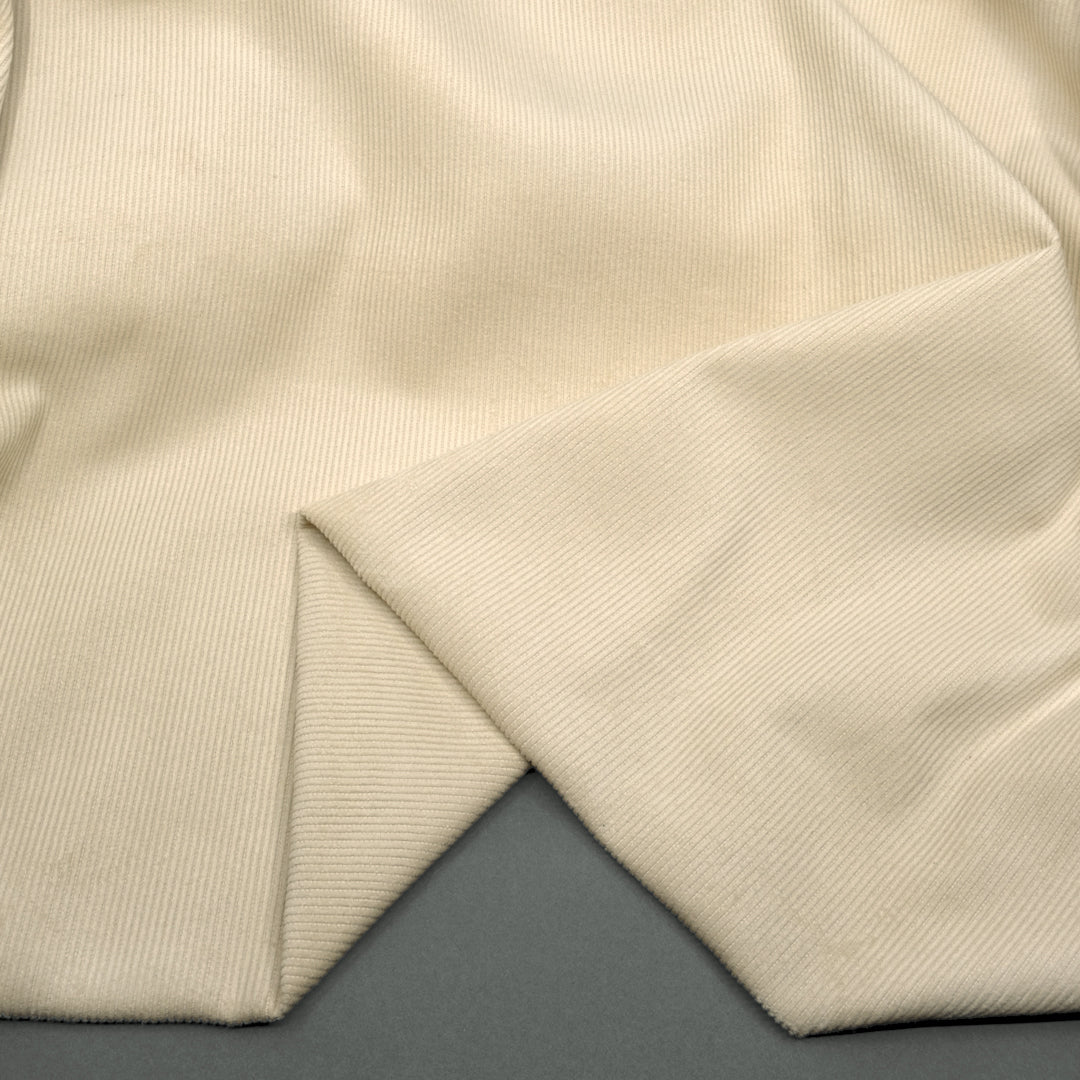 Fine Cotton Corduroy - Bone| Blackbird Fabrics