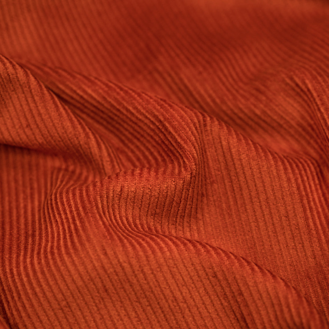 Fine Cotton Corduroy - Red Clay | Blackbird Fabrics