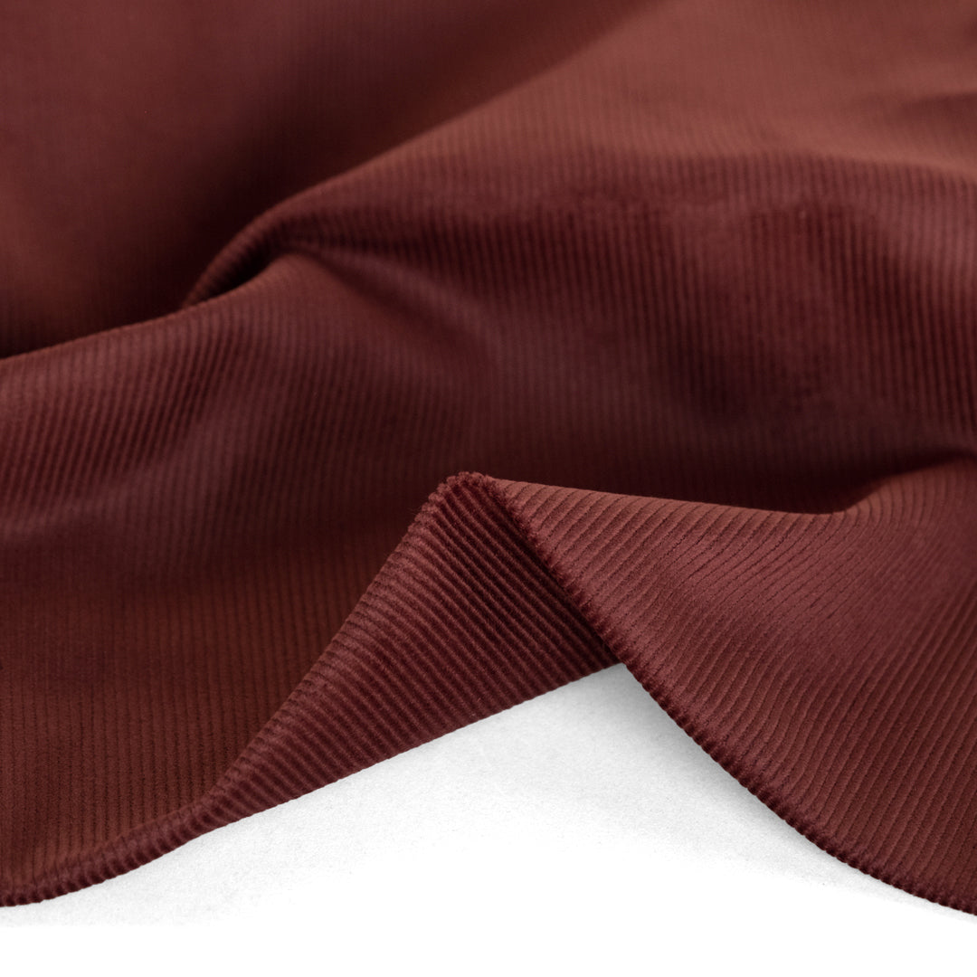 Fine Cotton Corduroy - Merlot | Blackbird Fabrics