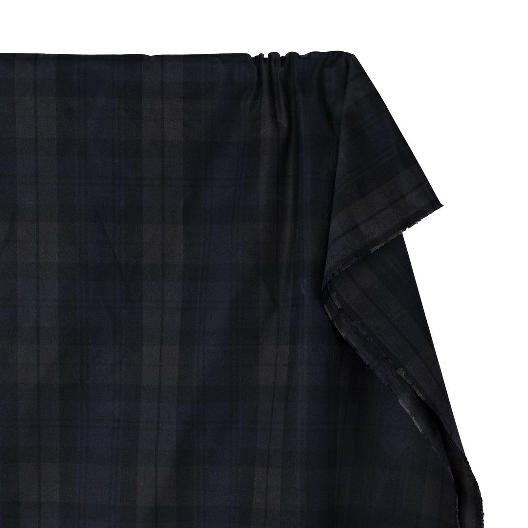 British Millerain Tartan Waxed Canvas - Blackwatch | Blackbird Fabrics