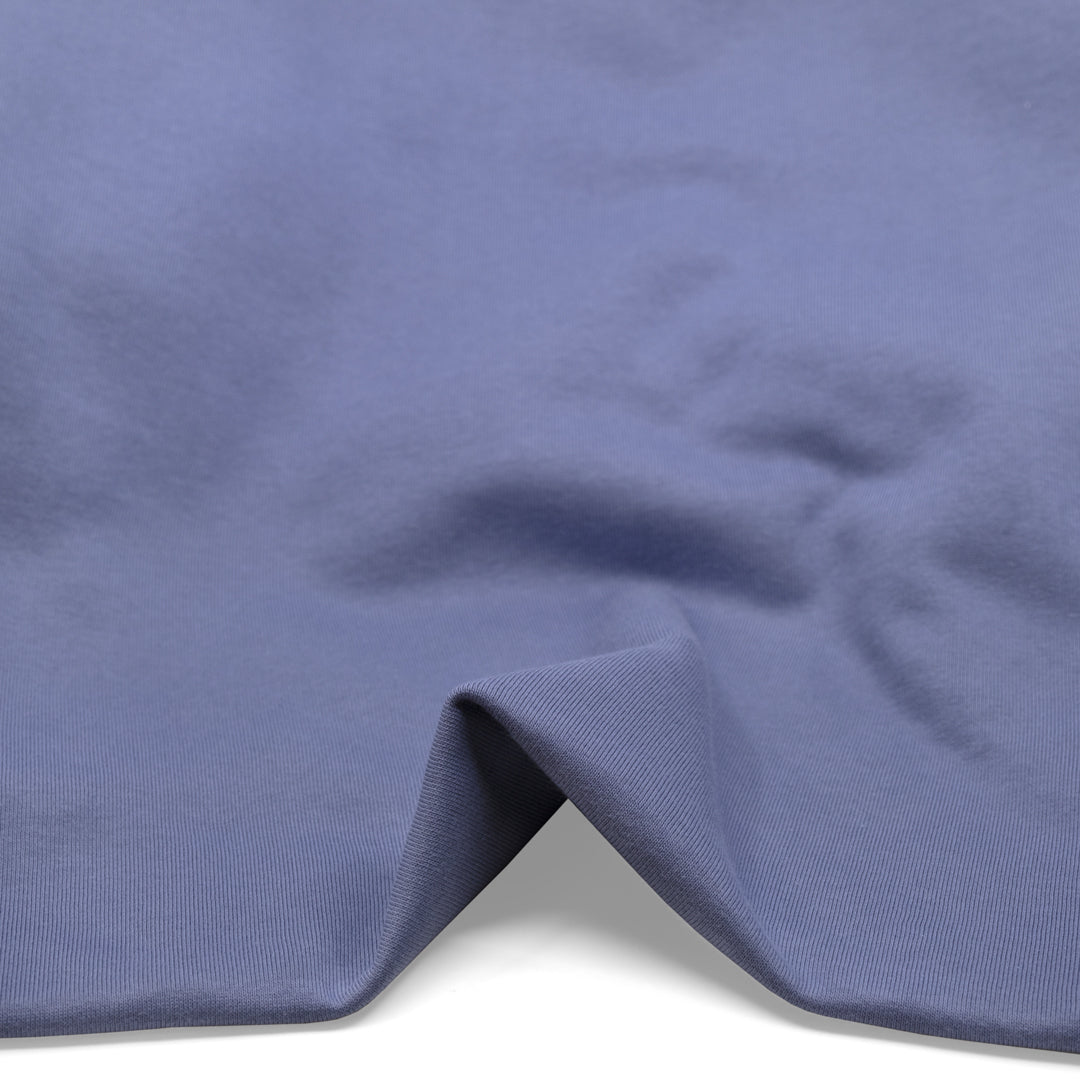 Laidback 100% Cotton Sweatshirt Fleece - Periwinkle | Blackbird Fabrics